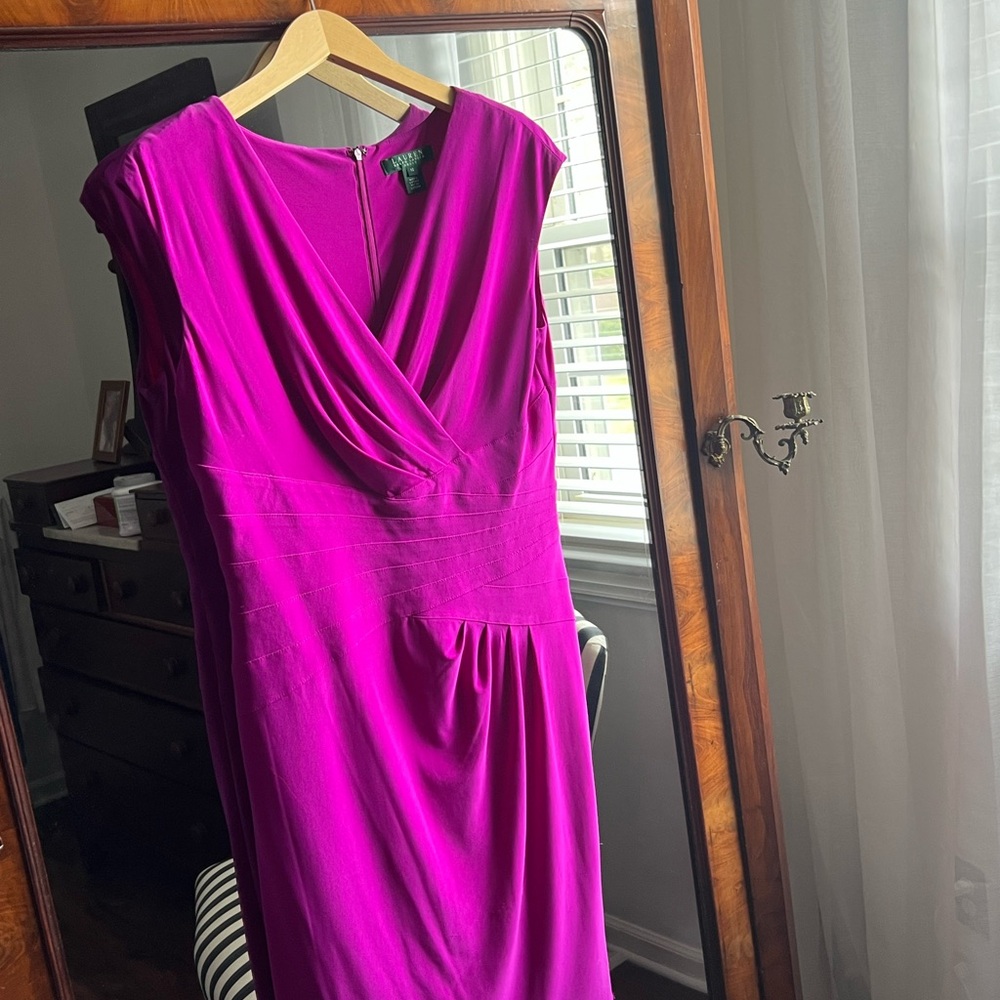 Elegant Magenta Dress
